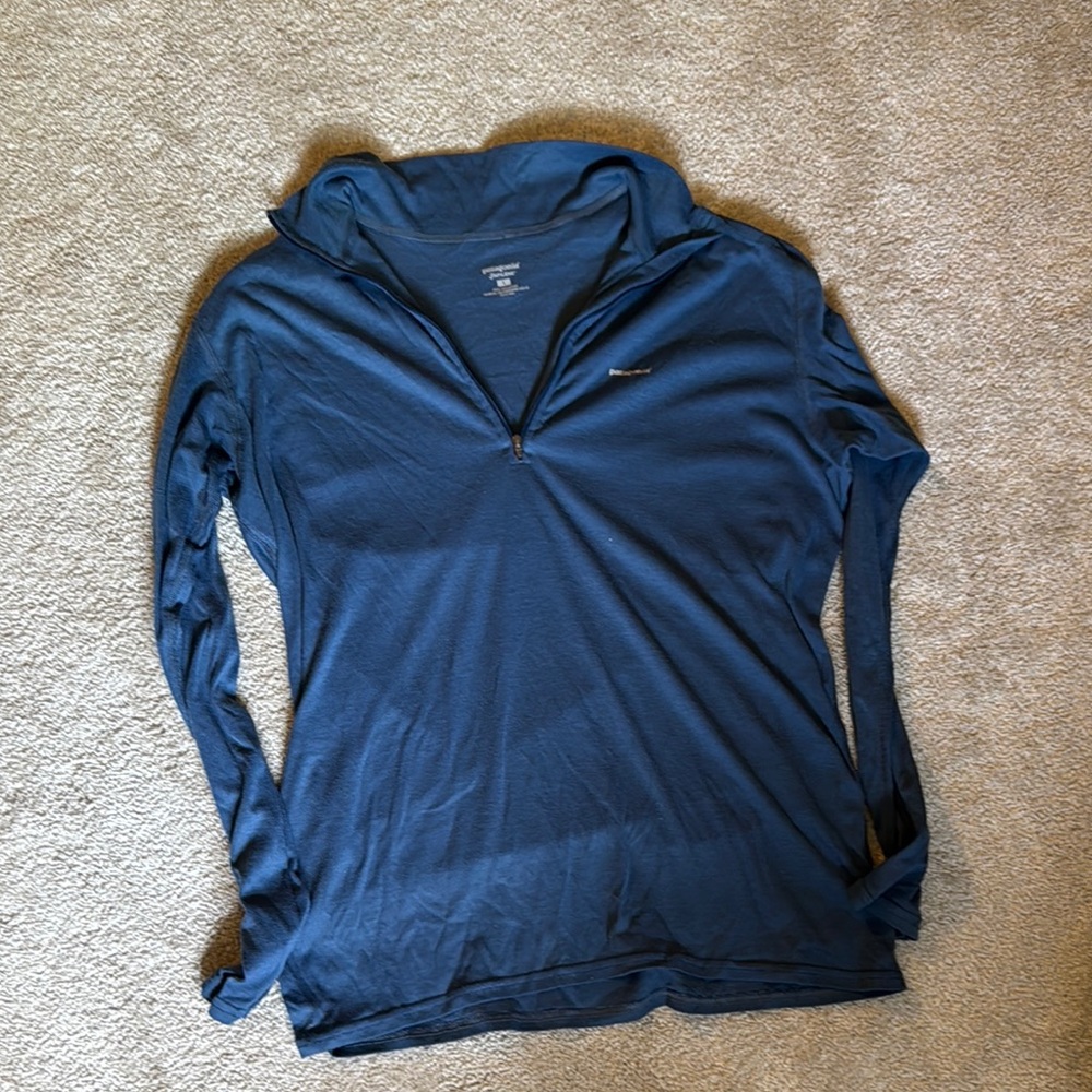 Patagonia Navy Quarter-Zip Pullover